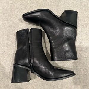 Sam Edelman Winnie Black Leather Boot